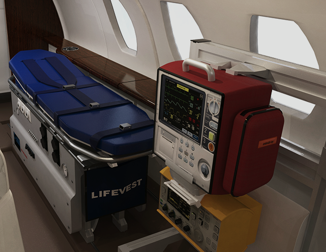 air ambulance medical equipment