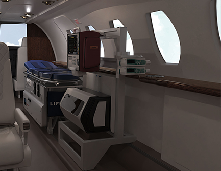 air ambulance medical equipment