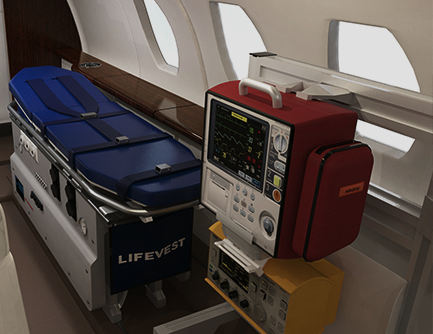 air ambulance medical equipment